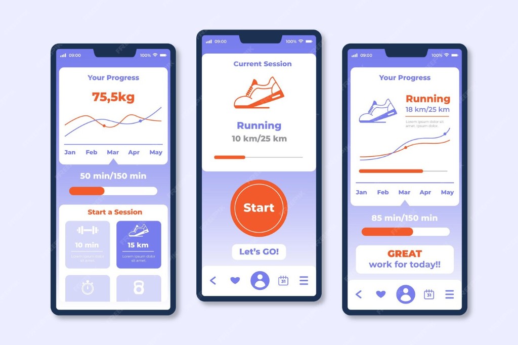 Fitness Tracking App screenshot 1