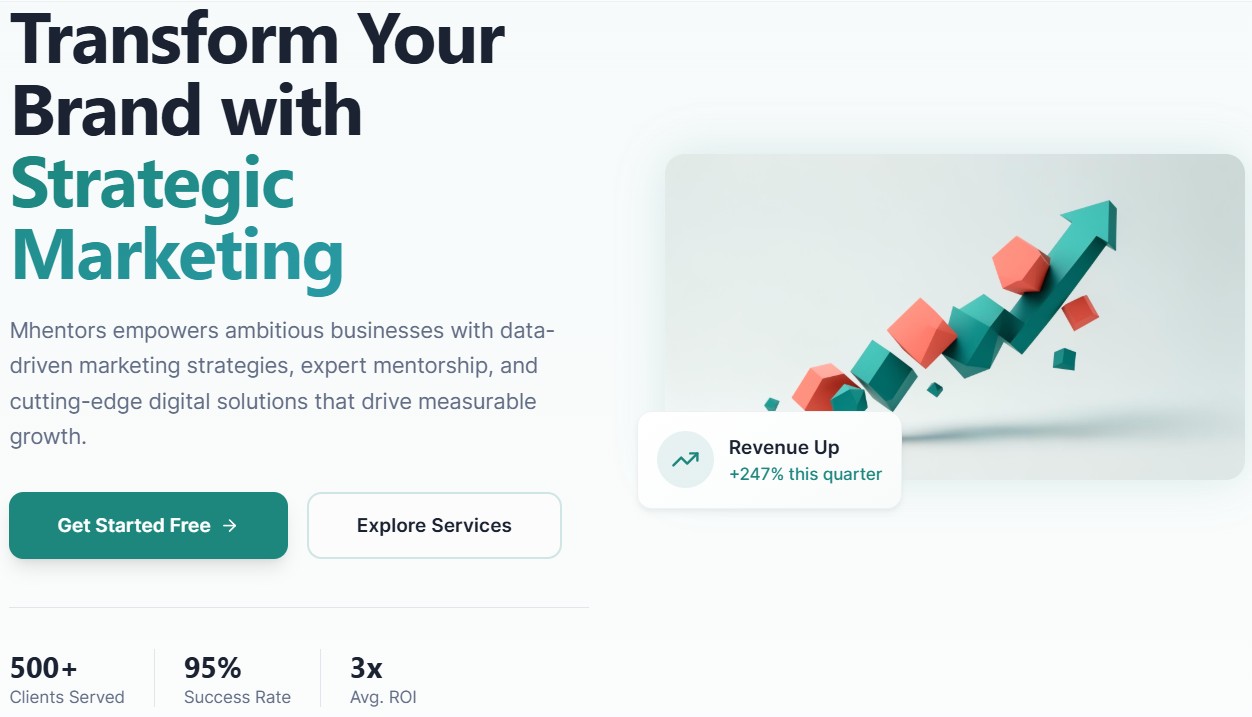 Mhentors Marketing Growth Platform screenshot 1